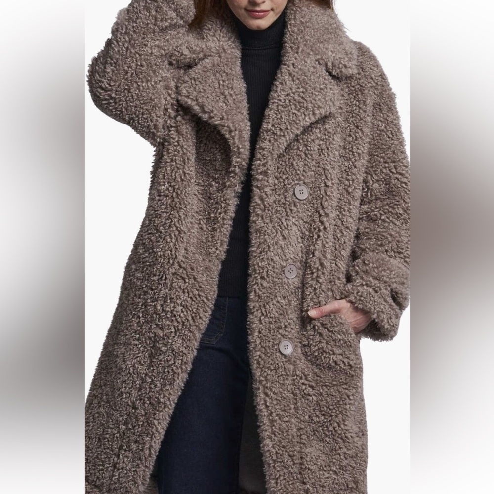 🔥🔥BLUE DUCK Oversize Faux Fur Coat